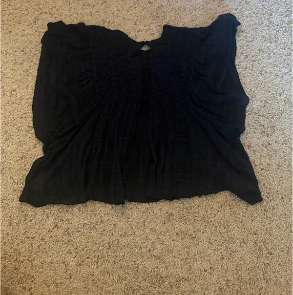 Free people navy open back tunic - Image 3