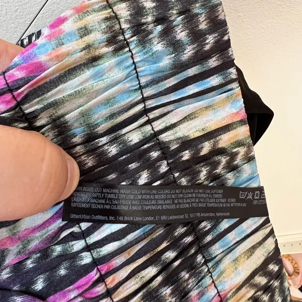 Free‎ People FP Movement Way Home Black Colorful Women’s Shorts Size Medium - Image 9