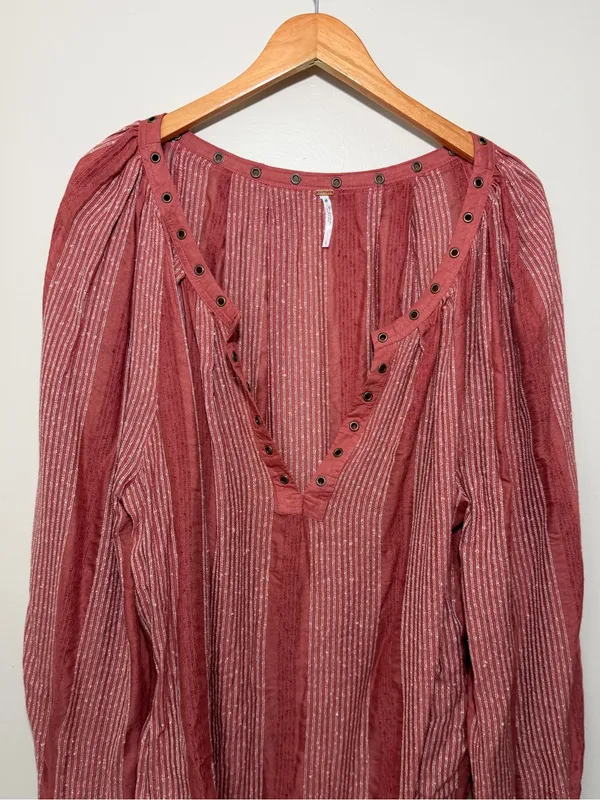 Free People Against All Odds Tunic Blouse - Image 2
