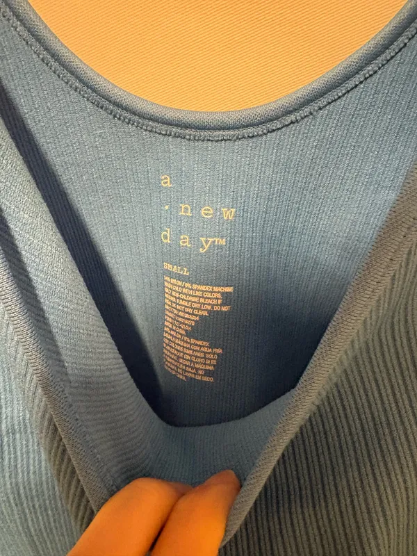Target Blue Athletic Tank Top - Image 4