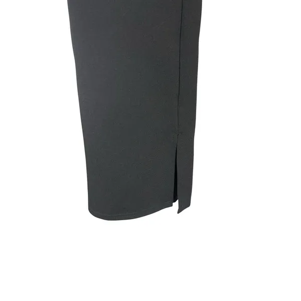 Petal & Pup Hallie Pants Black Wide Leg Slit Hem Pull On Stretch Pants 4 NWT - Image 4
