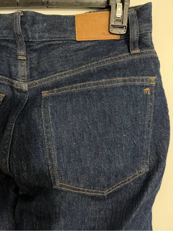 Madewell‎ perfect vintage straight Jean seam detail size 28 waist 30” 90’s 70’s - Image 12