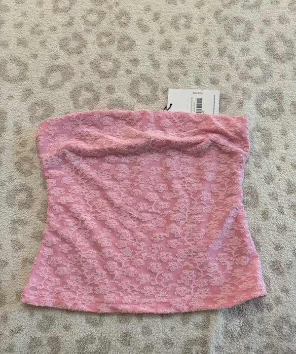 Princess Polly Pink Strapless Top - Image 2