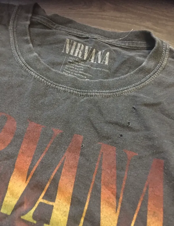 Nirvana Oversized T-shirt Sz O/S - Image 4