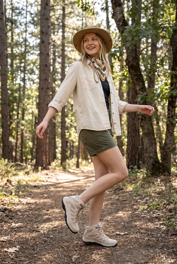 Columbia soft cream mid hiking boot - Image 2