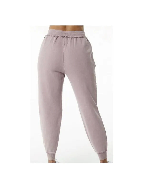 WOMEN'S Terry Oversized Jogger- Rose Quartz ,size Medium - Image 2