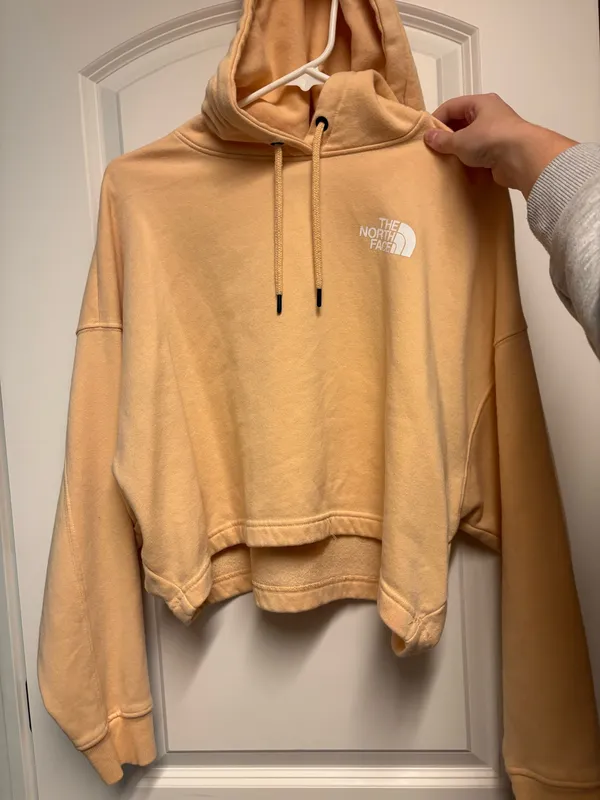 North Face Cropped Hoodie - Image 2