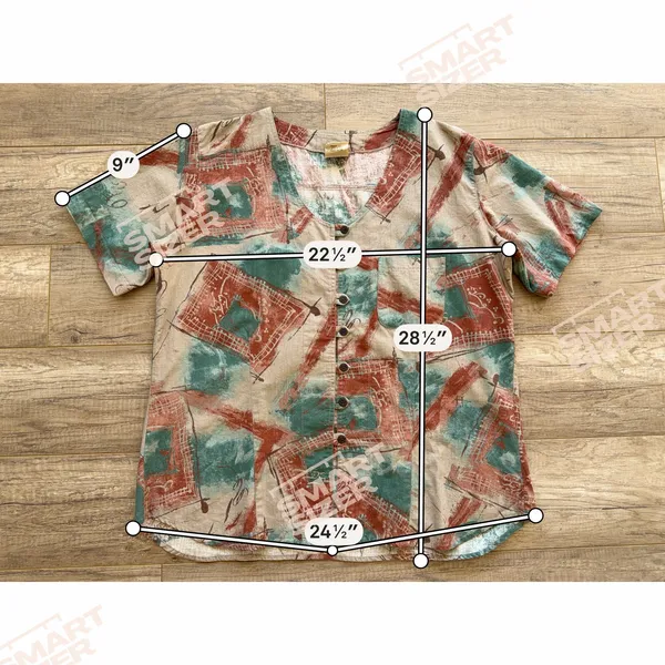 Vintage‎ Chico 10 Year Anniversary Aztec Retro Boho M 100% Cotton Artsy Abstract - Image 6