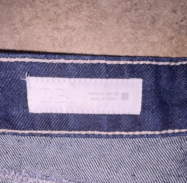 ZARA Dark Wash Skort  - Image 2