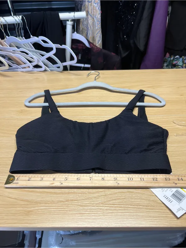 Cyn & Luca Black Ribbed Bikini Top Size M NWT Size M - Image 12