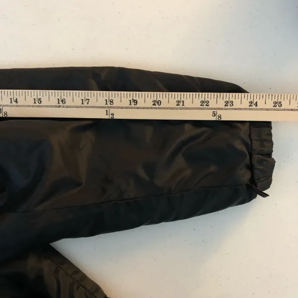 Columbia Womens Windbreaker Jacket Cinch Waist Packable Zip Pockets Black XL - Image 4