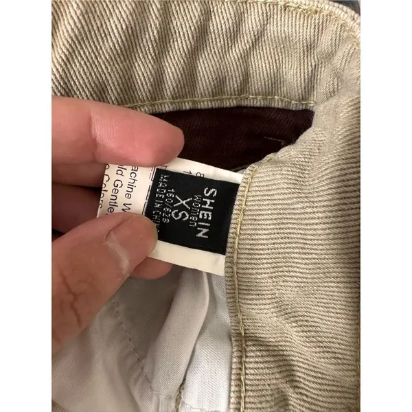 High waisted brown shorts size XS Tan - Image 4