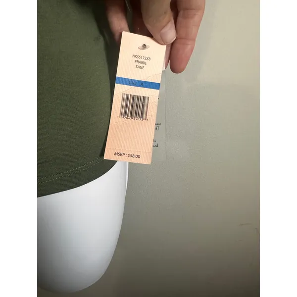 Nanette Lepore Prairie Sage‎ Green Puff Sleeve Bow Back Cutout Top XL NWT - Image 4