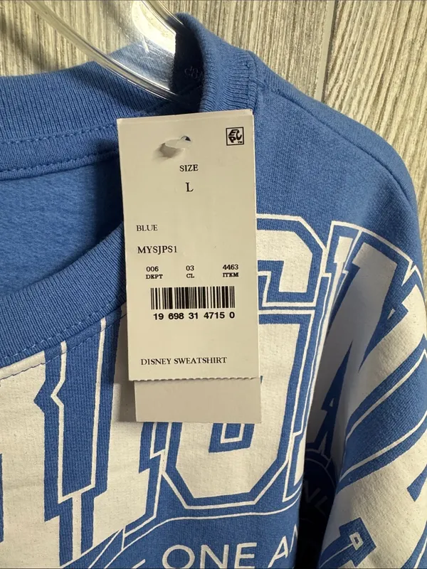 Disney Blue Mickey Graphic Pullover - Image 4