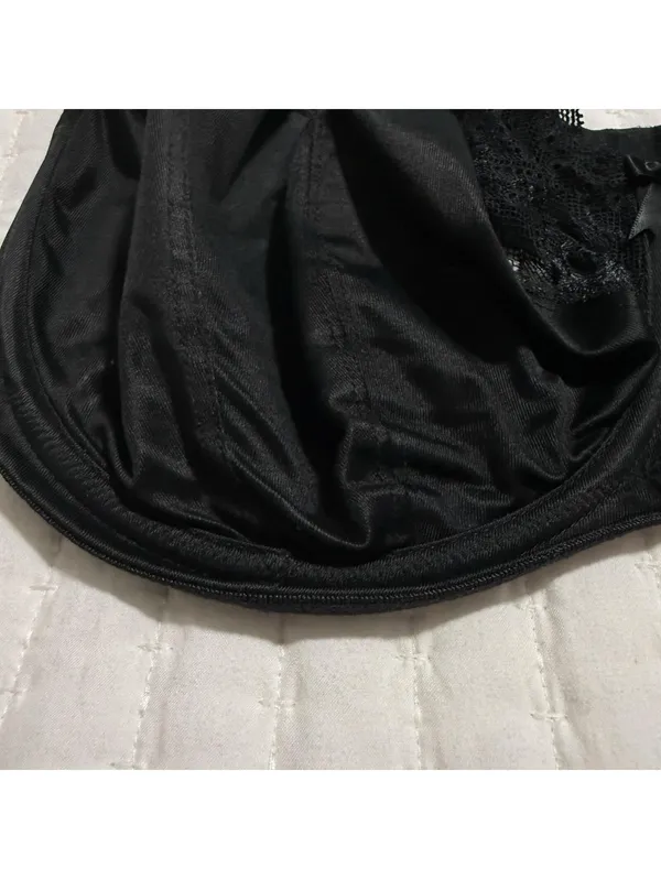Elomi 34L Morgan Stretch Banded Underwire Bra Style EL4111 Black Full Figure - Image 11