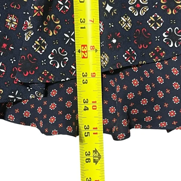 Derek Lam 10 Womens Silk Dress Sz 8 Medallion Print Asymmetric Hem Career Boho - Image 7