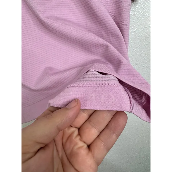 Lululemon Swiftly Tech Short‎ Sleeve 2.0 Race Length Pink Shirt Size 10 - Image 3