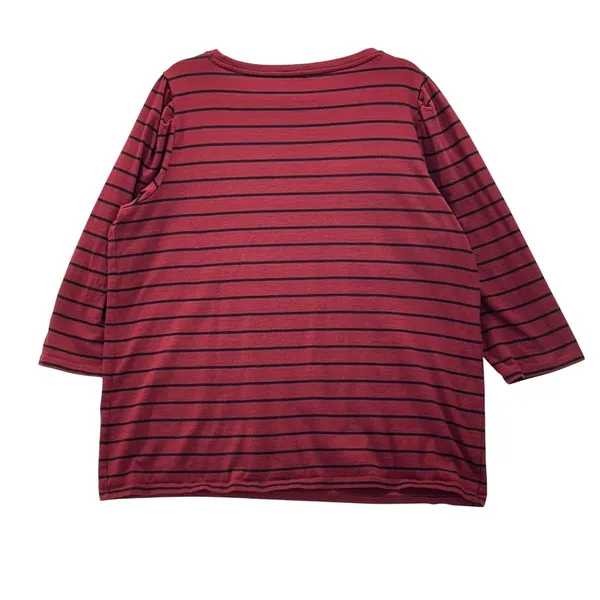 Talbots‎ Top Maroon 2X - Image 2