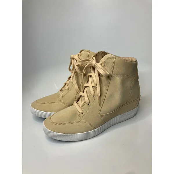 Sorel out n about Wedge Sneakers Womens 9.5 Tan Sand Excellent Suede trendy - Image 5