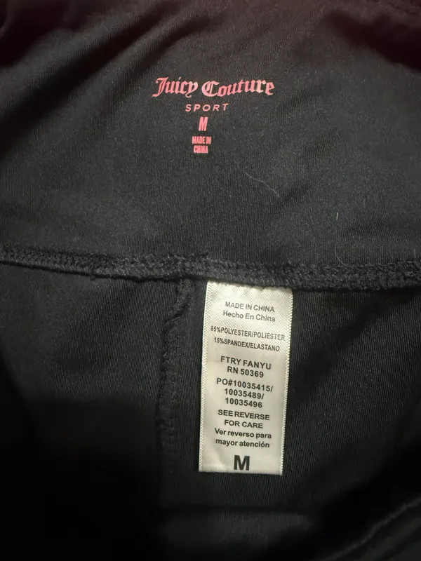 Juicy Couture Sport Black and white 3 stripe leggings #leggings - Image 4
