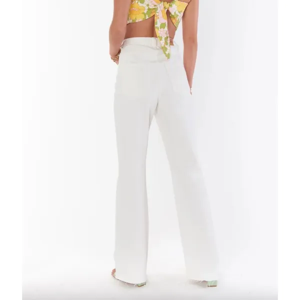 SHOW ME YOUR MUMU‎ 90s Straight Distressed Jean in Seasalt Sz 26 - Image 2