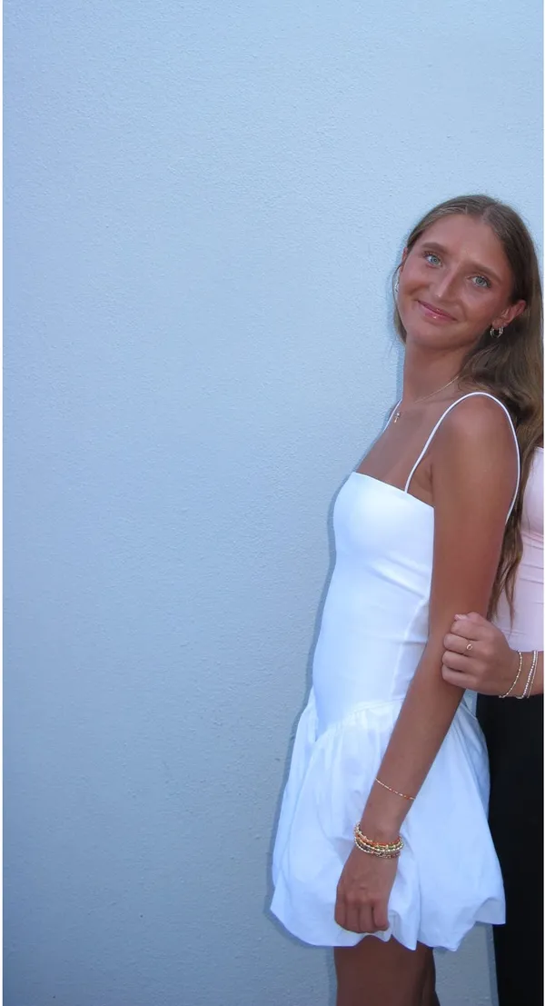 ZARA White Mini Dress - Image 2