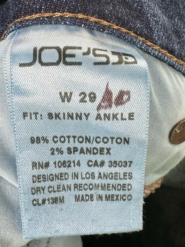 Joe’s Jeans Addison Distressed Skinny Ankle Jeans Women’s Size 29 - Image 9