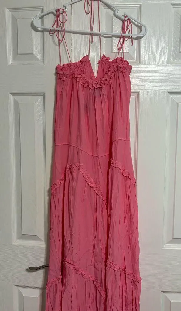 Free People Pink Maxi Dress NWT - Image 3