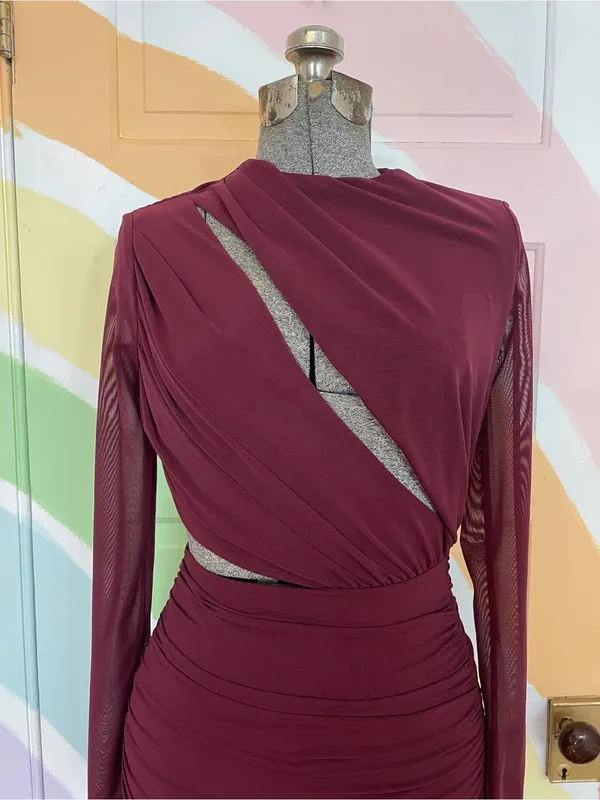 House of CB Lucinda Cutout Mini Dress in Mulberry S S Tall 🧡🎀 - Image 6