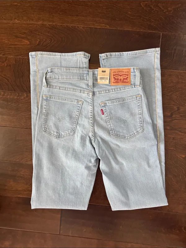 Levi's Light Blue Flare Jeans - Women's Bootcut with Rhinestones NWT - Image 7