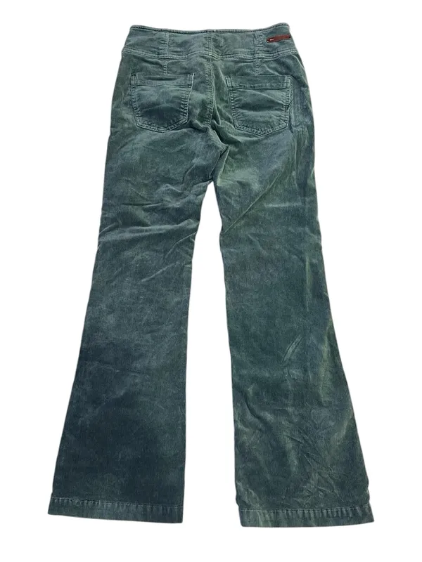 Pilcro and the Letterpress Green Corduroy High Rise Trouser Bootcut Pants Sz 28 - Image 5