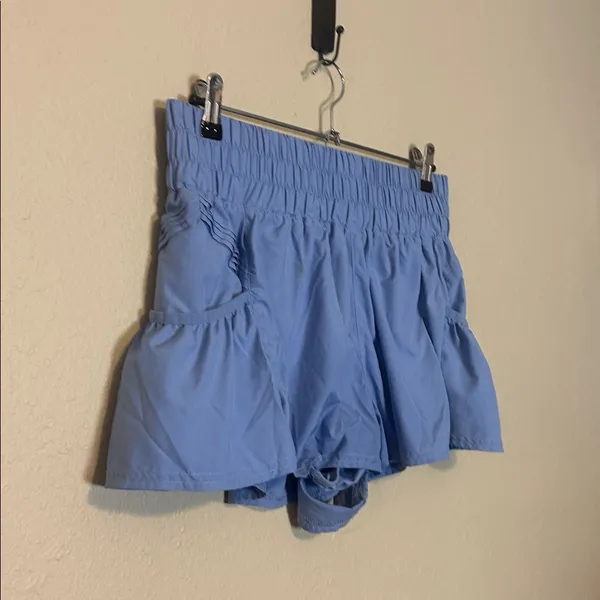Free People Movement Get your Flirt on Shorts Cloudy Waters Size Medium - Image 3