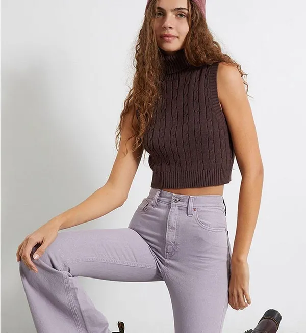 LA Hearts Cable Knit Sweater Vest - Image 3