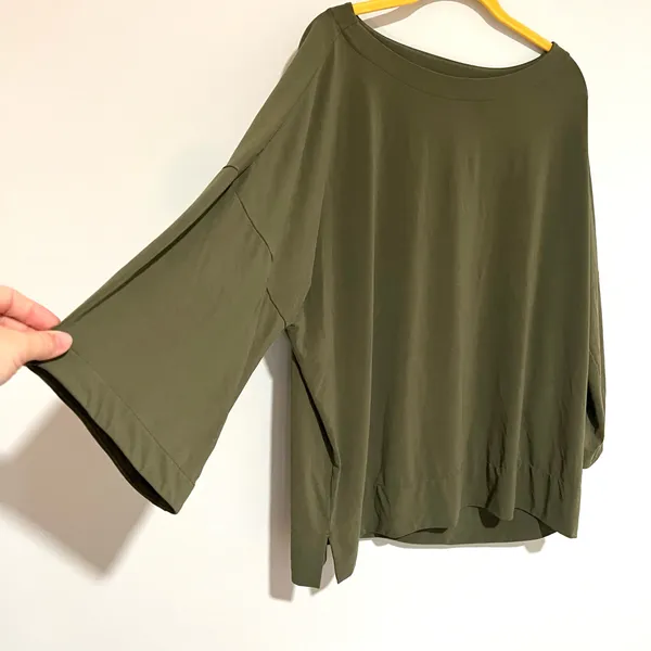Chico’s Army Green Blouse Top Fall - Image 2