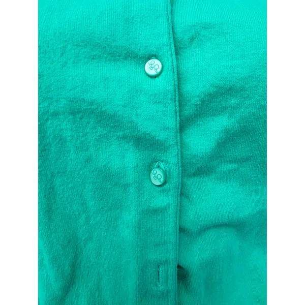 Lilly Pulitzer Cotton Green Button Down Cardigan M - Image 5