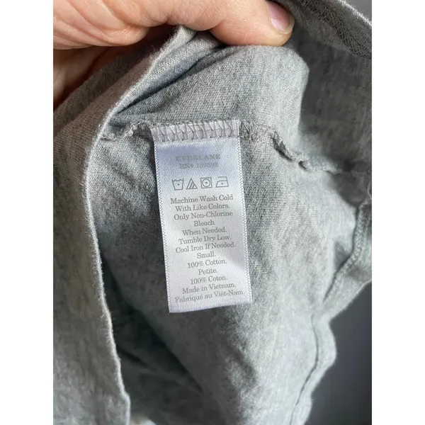 Everlane Grey Pocket T-Shirt 100% Cotton size Small Frocket Minimalist‎ Basic - Image 4