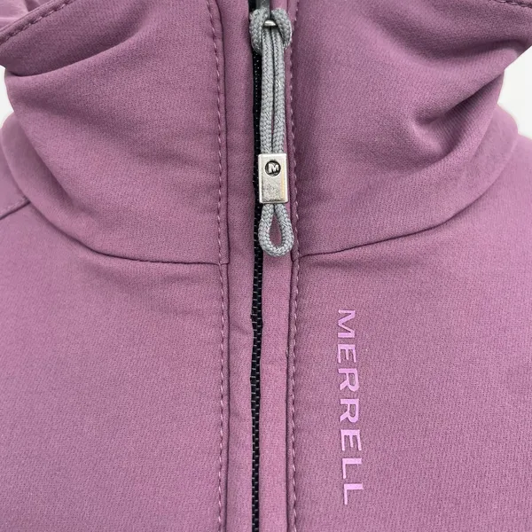 Merrell Purple Softshell Jacket Full Zip Up Hiking Outdoor Coat Gorpcore Size M - Image 5