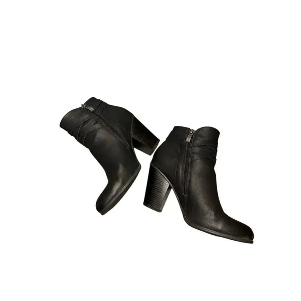 Xappeal Women’s Monica Adorable Ankle Boots Black Side Zip Size 8.5 - Image 6