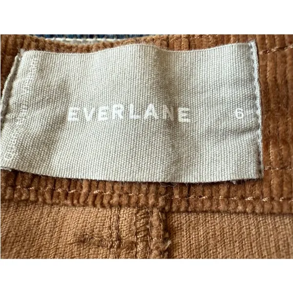 Everlane The Corduroy Wide Leg Pants in Toasted Coconut Brown Size 6 - Image 4