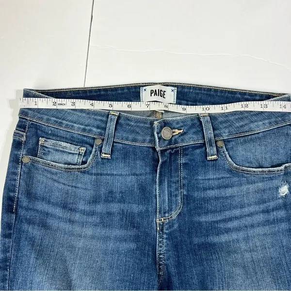 PAIGE Keely Destructured Skinny Distressed Jeans Size 29 - Image 7