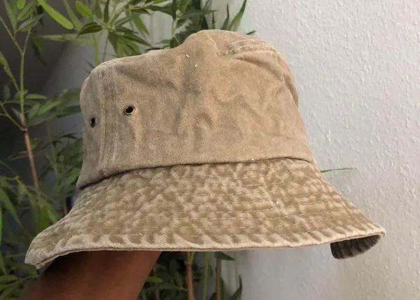Unisex Cream brown khaki fisherman bucket hat #streetwear - Image 3