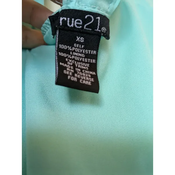 Rue21 Women's Mini Mint Green Size XS - Image 3