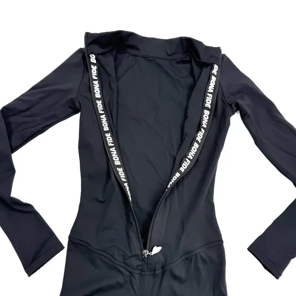 Workout Jumpsuit Gym Romper Long Sleeve Athletic Romper One Piece Slim Fit Yoga - Image 12