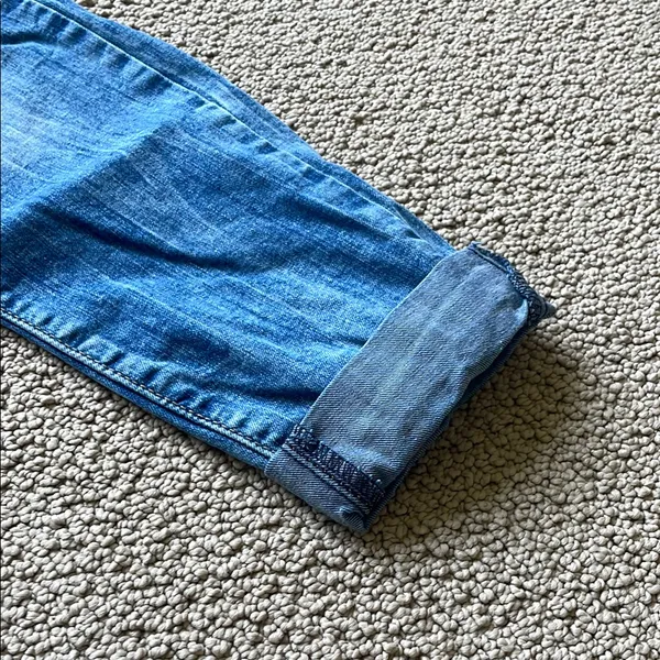 Denizen from Levi's Distressed Blue Low Rise Jeans - Image 7