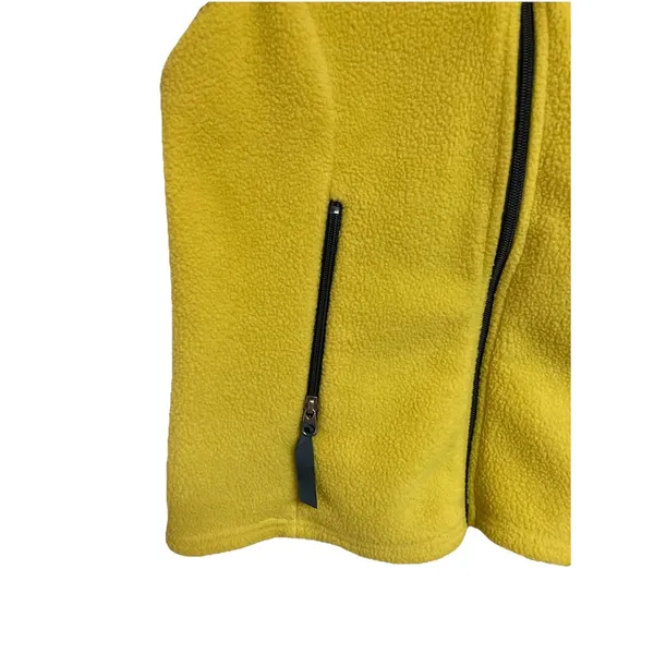 Patagonia Synchilla Vest Full Zip Fleece Vintage Y2K Bright Yellow Sz Md - Image 4