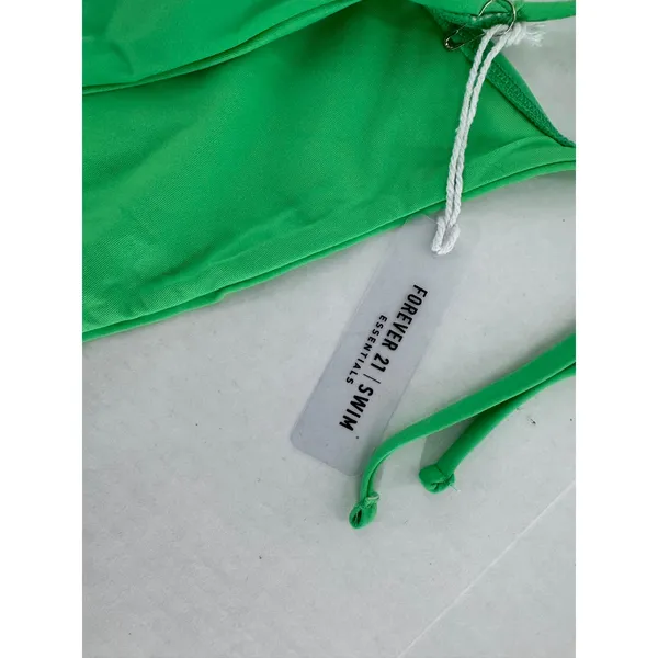 Forever 21 Plus 3X Spring Green Tie Side Bikini Bottoms NWT Swimwear - Image 5