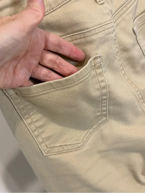 Aeropostale High Rise Jegging Skinny Pants Khaki Beige 0 - Image 4