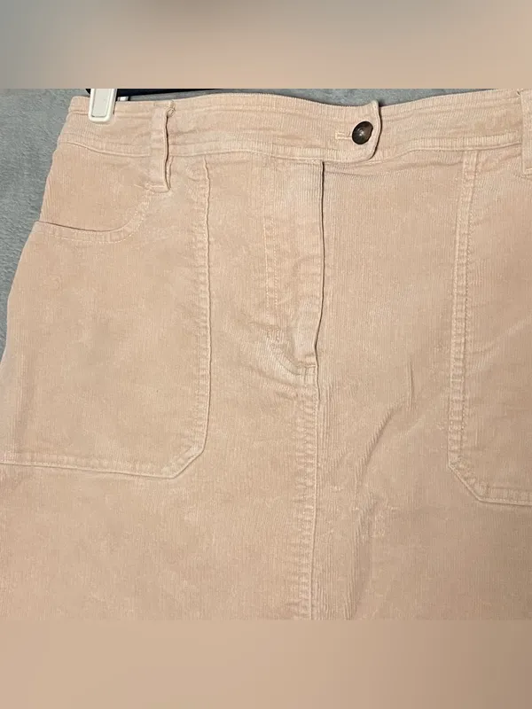 Boden Women’s Corduroy Mini Skirt in Light Blush size 14 regular fall casual - Image 2