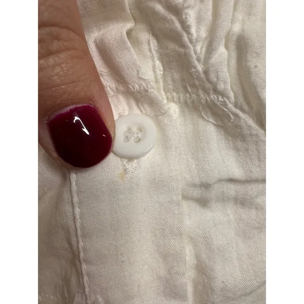 Kourt White Embroidered‎ Mini Dress Size Small - Image 6