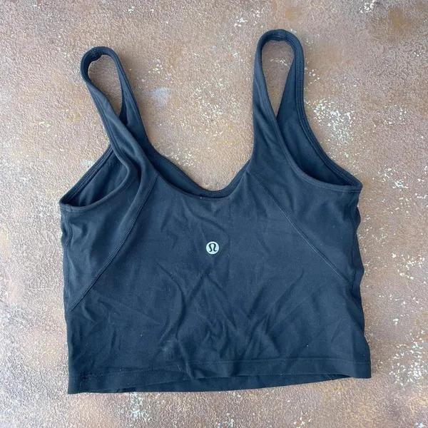 Lululemon black align tank top light support sz 4  - Image 4